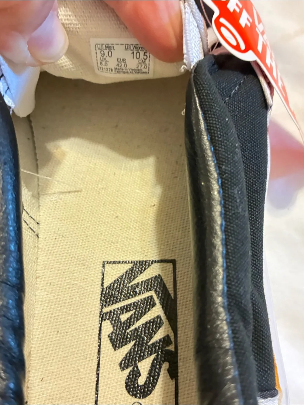 Vans Slip-On Sneakers in Black & White Cow Pattern